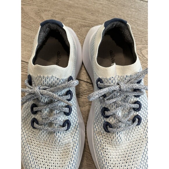 Allbirds Men's Tree Dasher TD Lace Up Running Shoes Size 8 Blue/White Casual - Picture 3 of 8